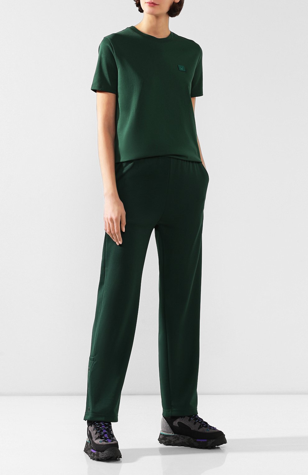 Хлопковая футболка ACNE STUDIOS, арт. AL0038, фото 2