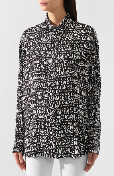Рубашка из вискозы BALENCIAGA, арт. 583534/TFL23, фото 3