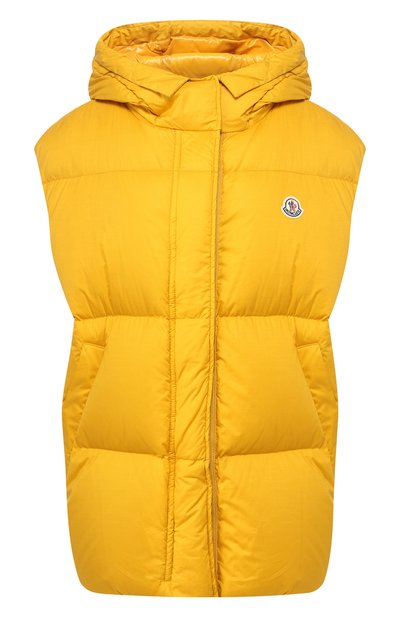 Женский хлопковый жилет с капюшоном и карманами MONCLER, арт. D2-093-48316-05-54012