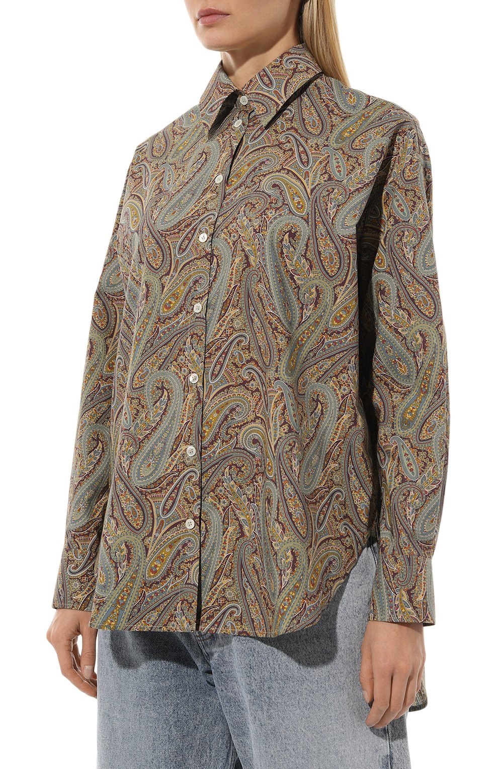 Хлопковая рубашка NOBLE&BRULEE, арт. NB001/290623/21155, фото 3