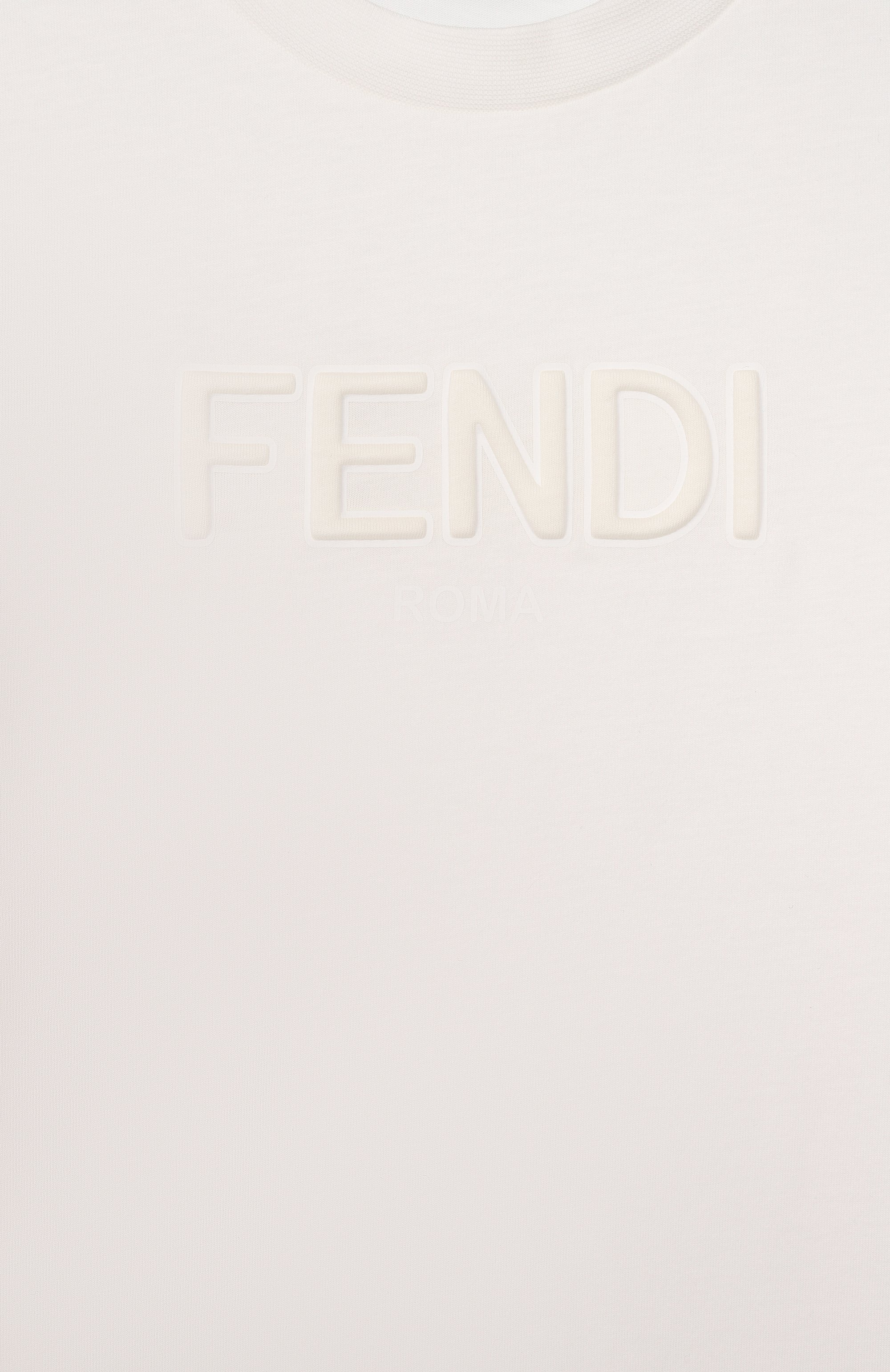 Хлопковая футболка FENDI, арт. JUI202/7AJ/8A-12+, фото 3