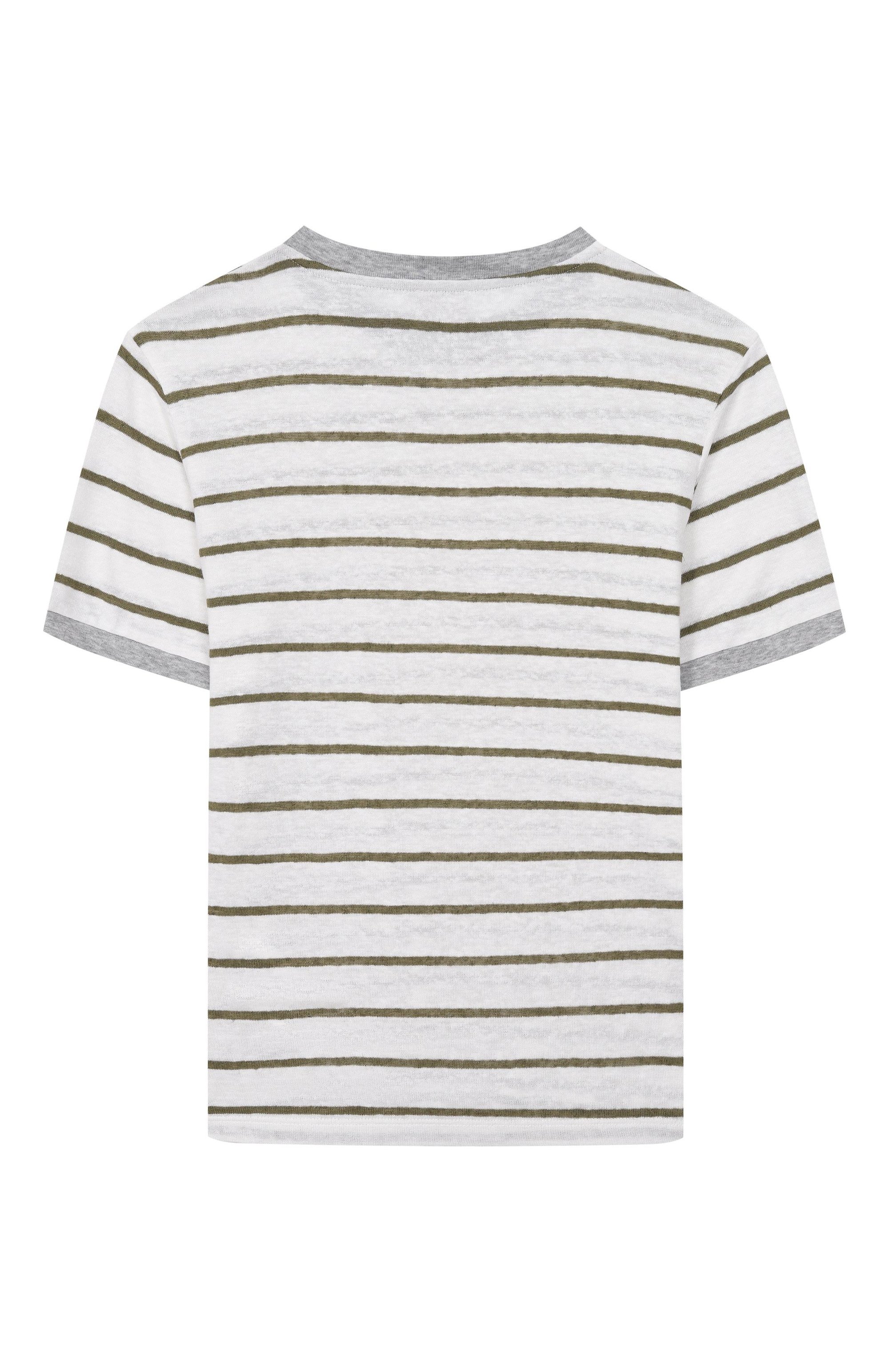 Футболка из вискозы и льна ELEVENTY, арт. EY8P61/J0551_001, фото 2