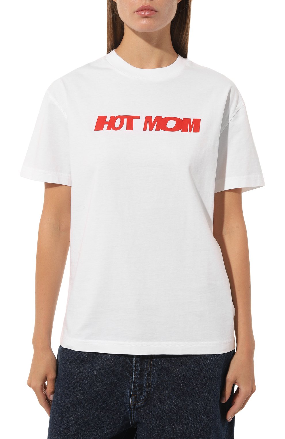 Хлопковая футболка OFF-WHITE, арт. OWAA089F22JER0110125, фото 3