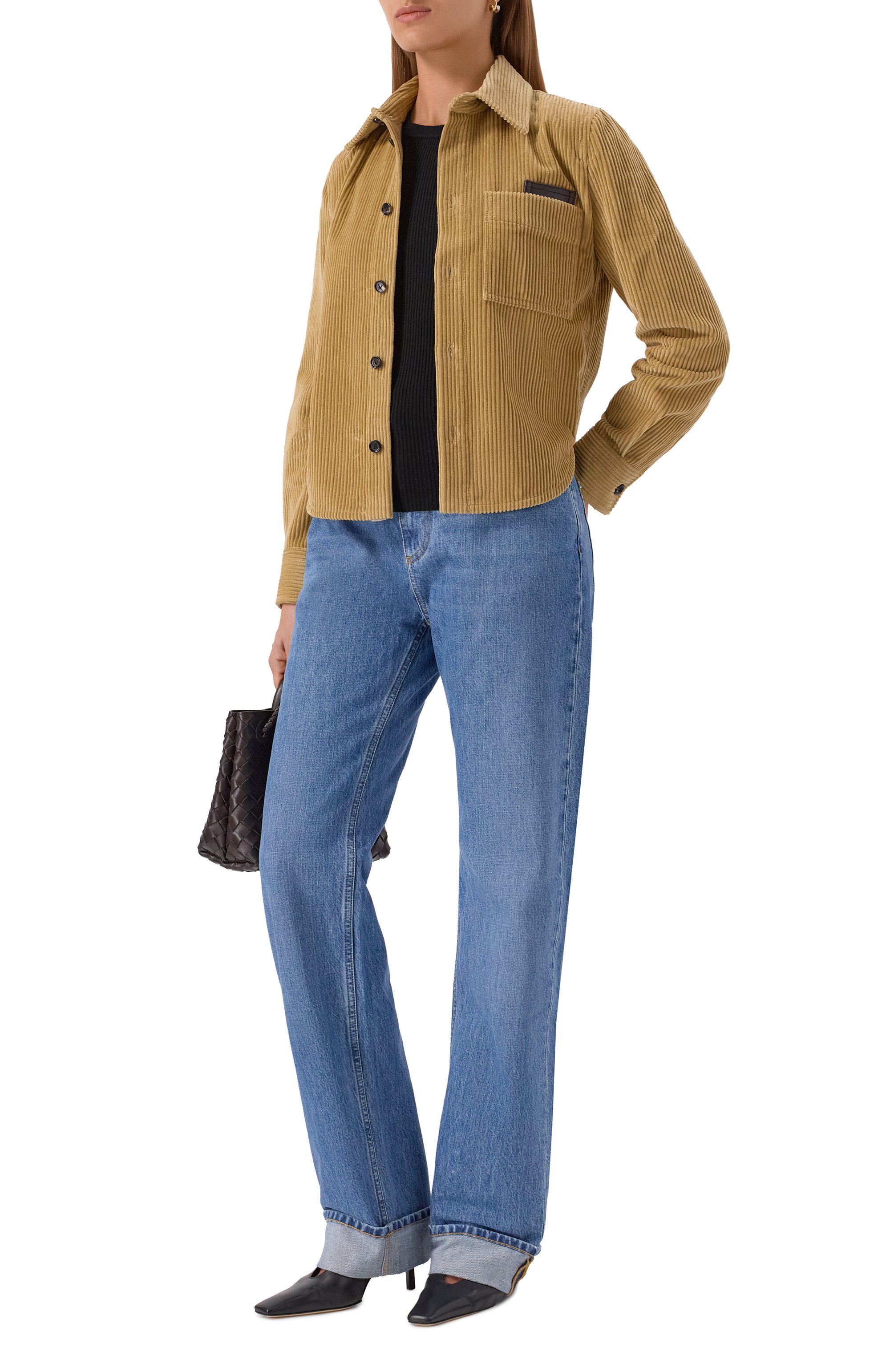 Хлопковая рубашка BOTTEGA VENETA, арт. 845556/V4CY0, фото 2