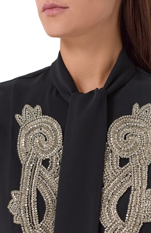 Блузка Zuhair Murad PBL25019/CRCA018 Чёрный  PBL25019/CRCA018 Фото 5