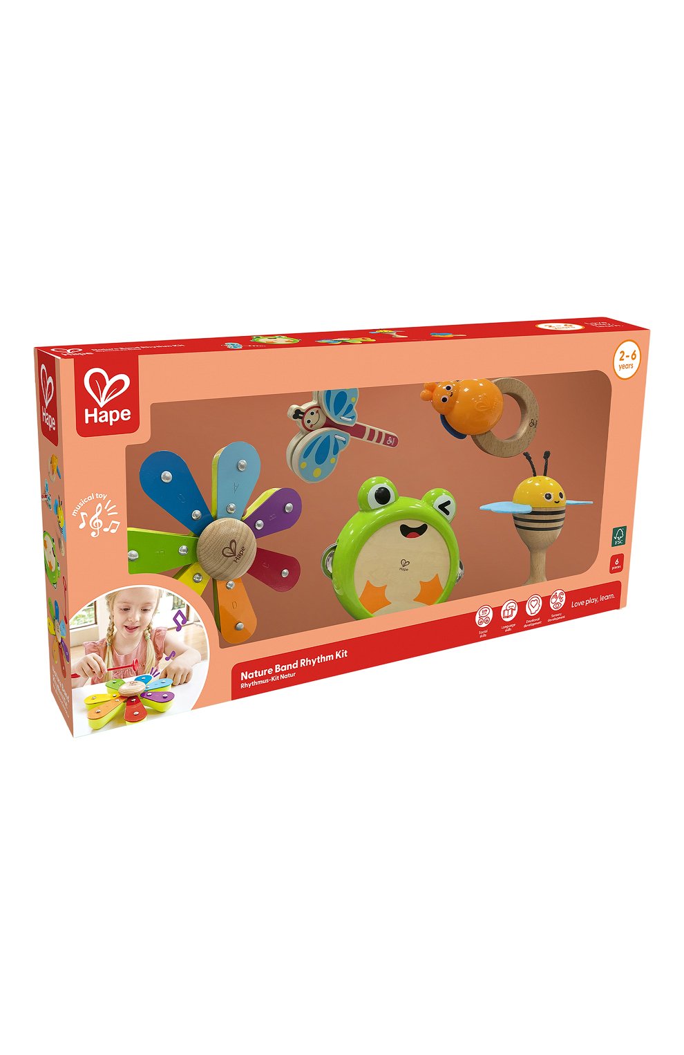 Игрушечный набор музыкальных инструментов HAPE, арт. E0639_HP, фото 2