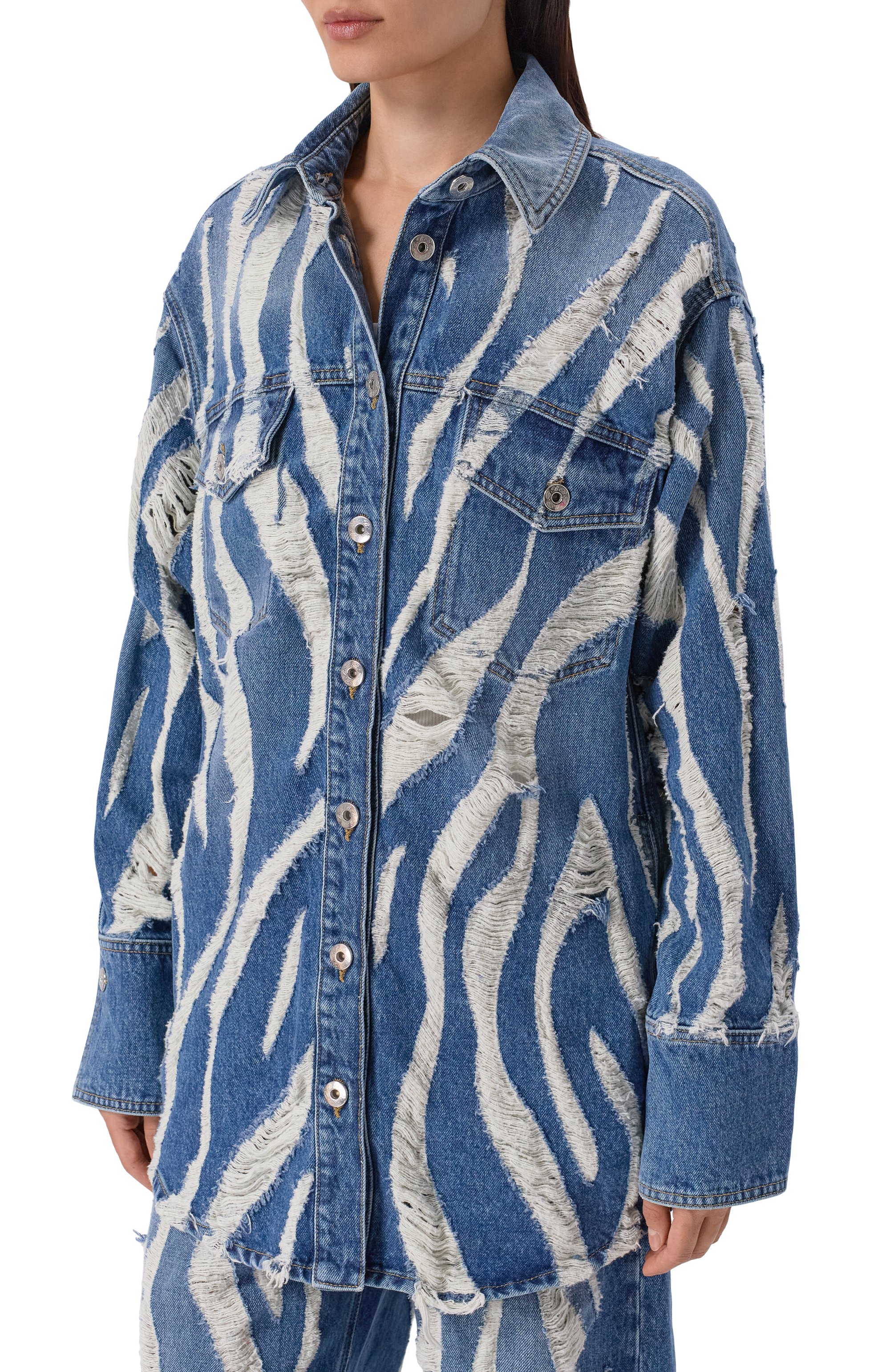 Джинсовая рубашка BLUMARINE, арт. 2J240A, фото 3