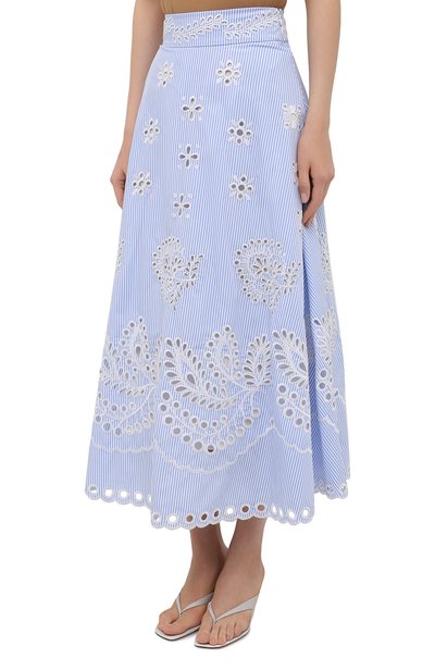 Хлопковая юбка REDVALENTINO, арт. VR0RA01M/5T4, фото 3