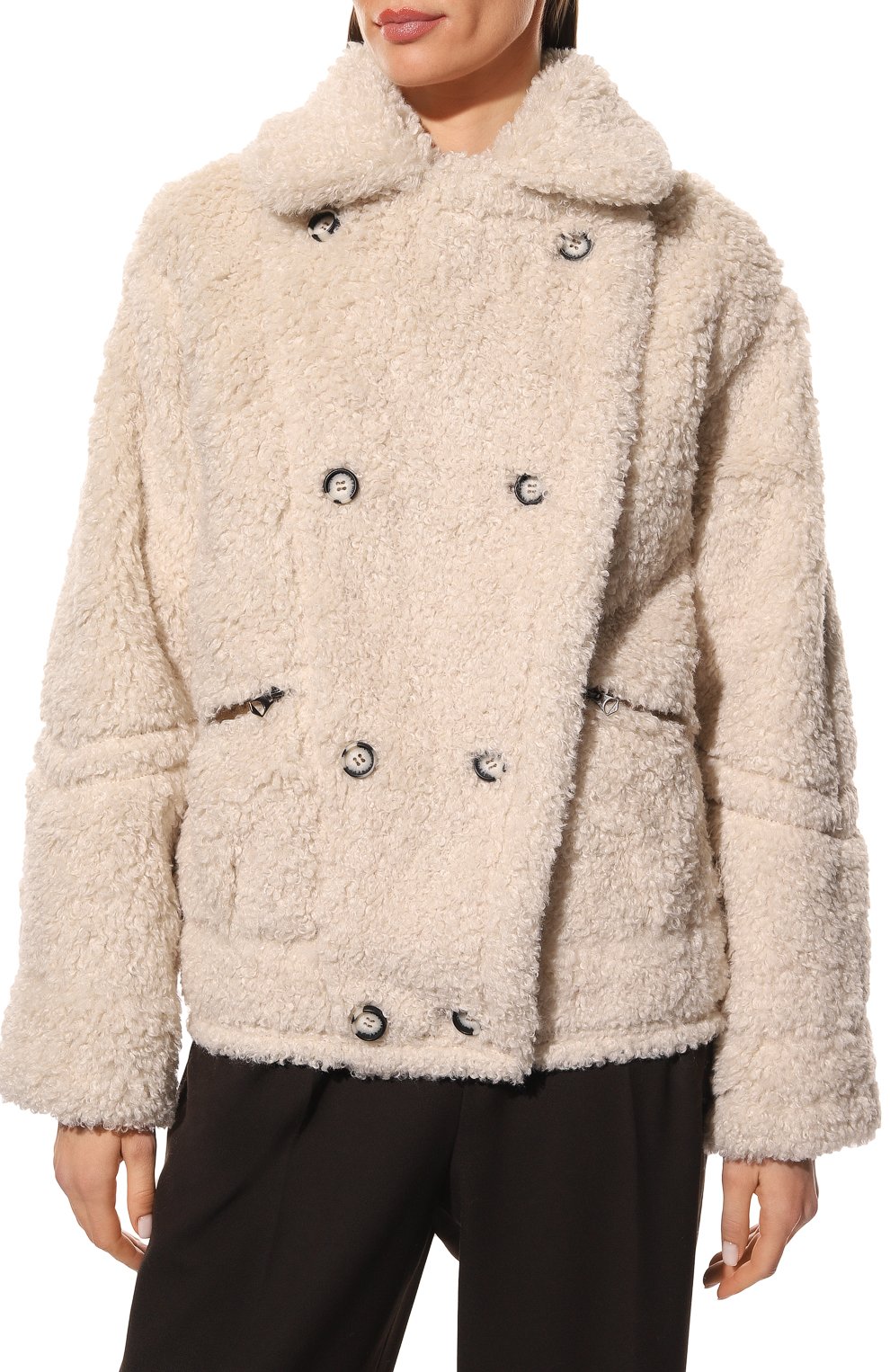 Дубленка из экомеха URBANCODE STUDIO, арт. BJ18457, фото 6