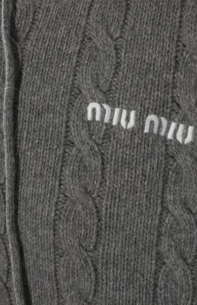 Шерстяной кардиган MIU MIU, арт. MMF525-1ZLF-F0031, фото 5