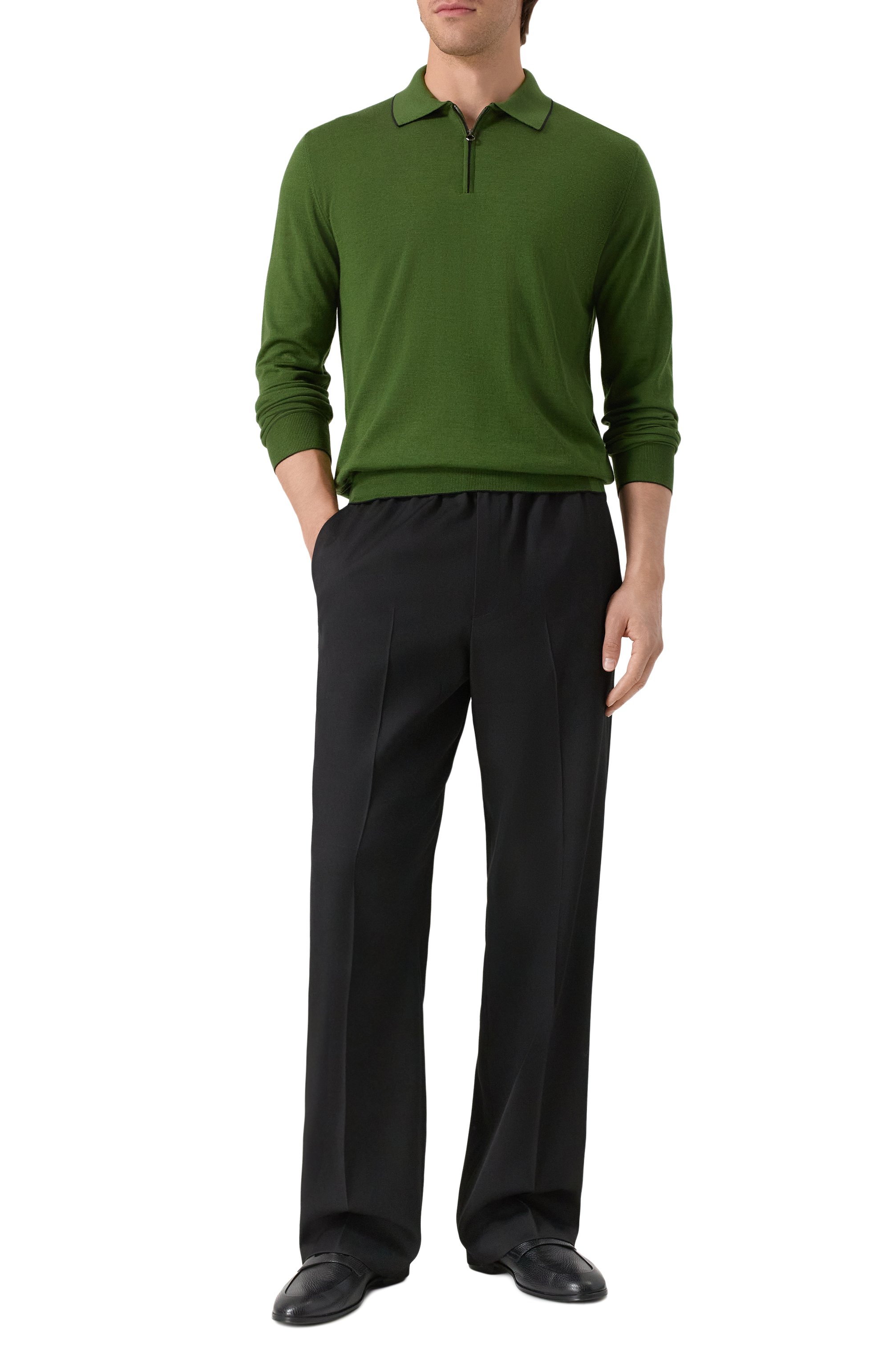 Поло из шерсти и шелка STEFANO RICCI, арт. KE08004P30/E25374, фото 2