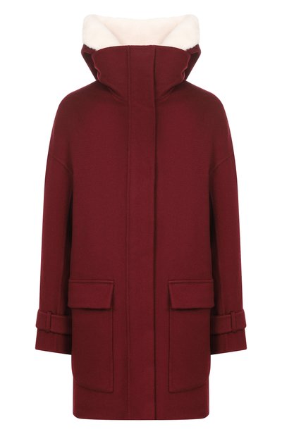 Женская кашемировая парка с подкладкой из норки KITON, арт. D52692K0524A
