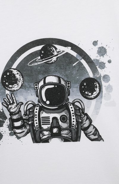 Хлопковая футболка ZHANNA & ANNA, арт. ZAB012063White, фото 3