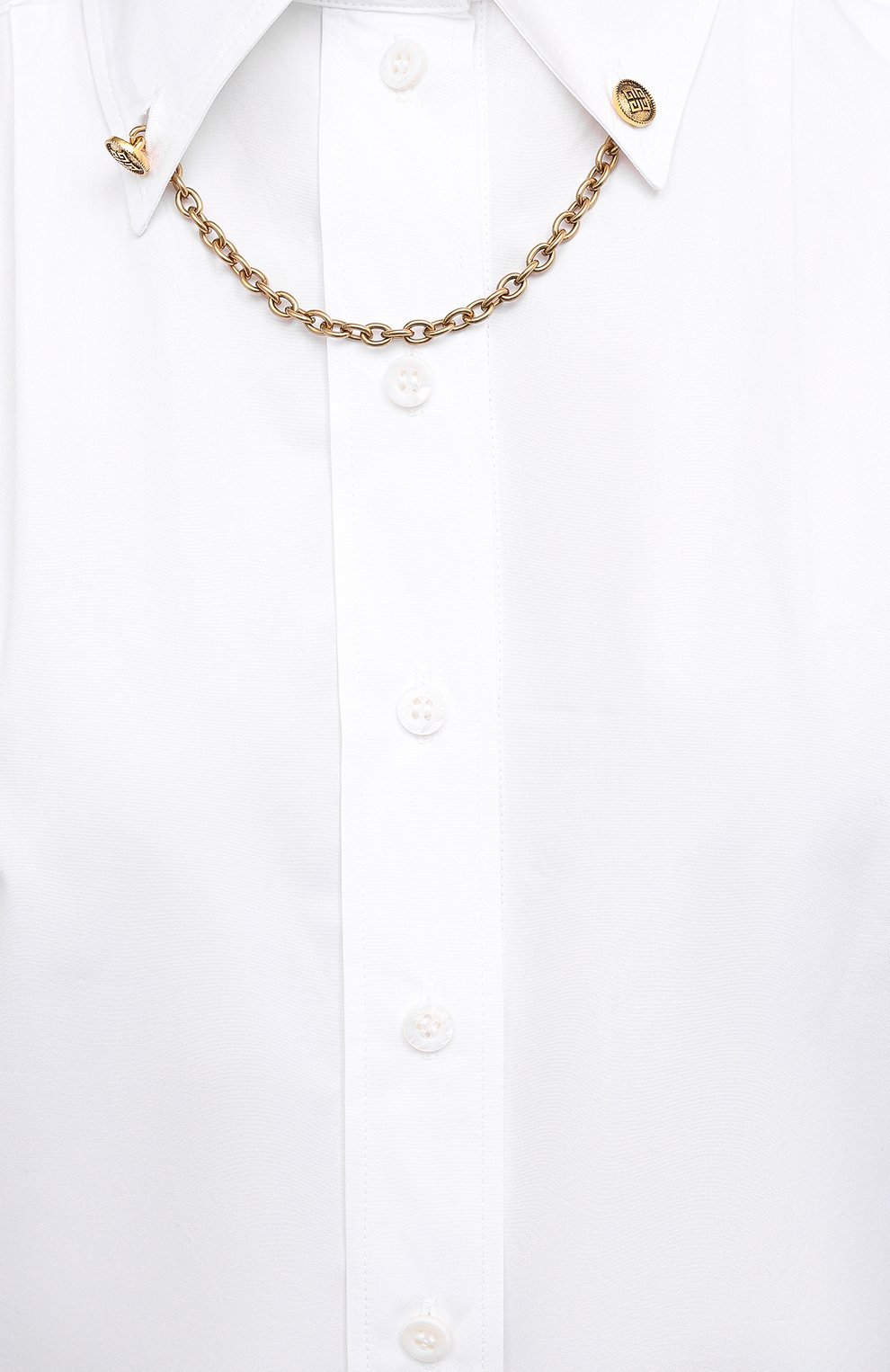 Хлопковая рубашка GIVENCHY, арт. BW60NJ130A, фото 5