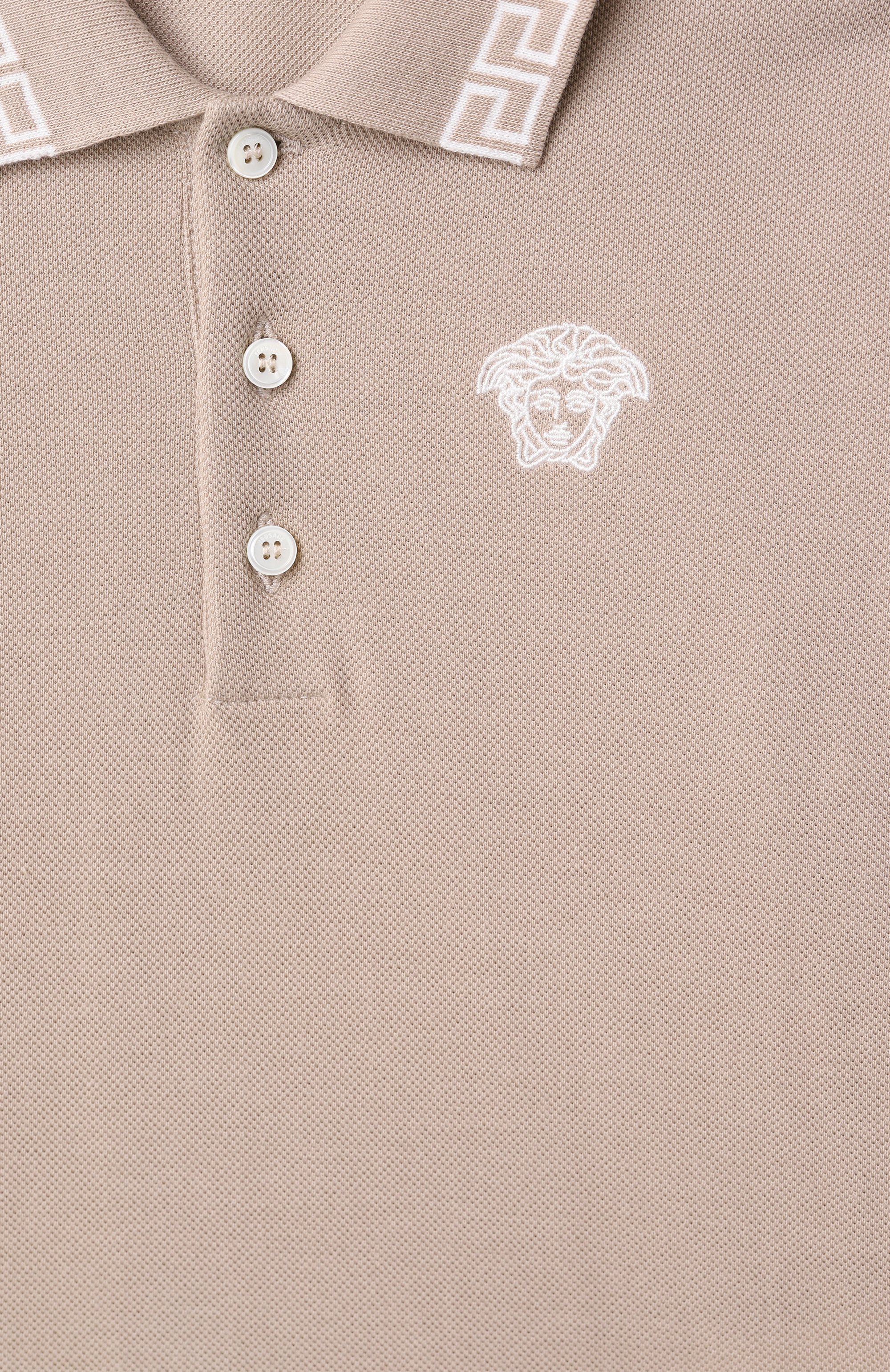 Хлопковое поло VERSACE, арт. 1018617/1A13012, фото 3