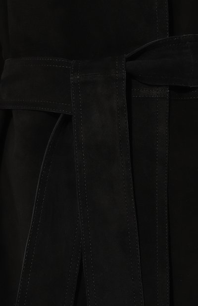 Замшевый тренч GIULIA GURMAN, арт. GG232027MD8BL, фото 5