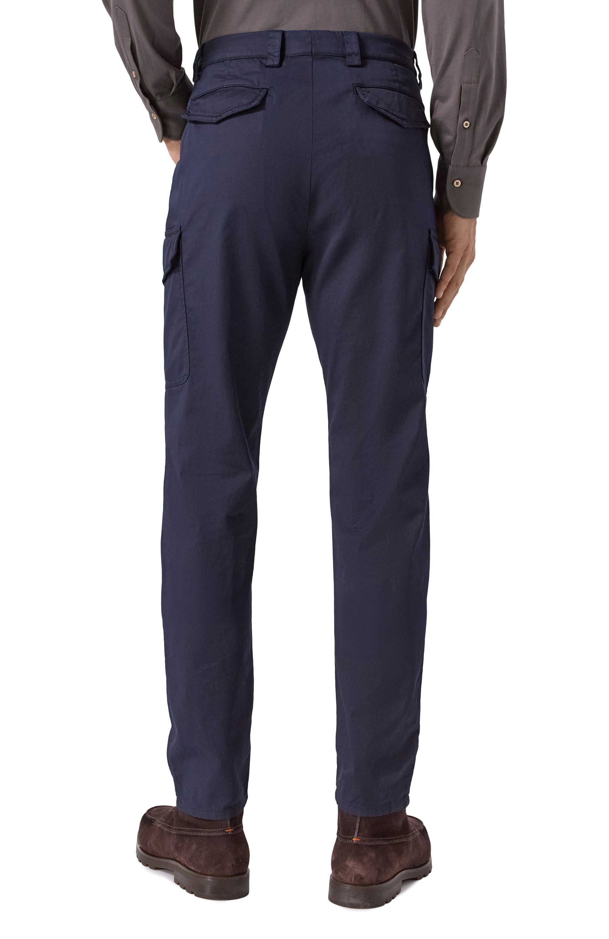 Хлопковые брюки-карго BRUNELLO CUCINELLI, арт. M289LE1890, фото 4