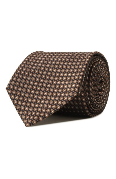 Мужской шелковый галстук CANALI, арт. 18/HJ04240