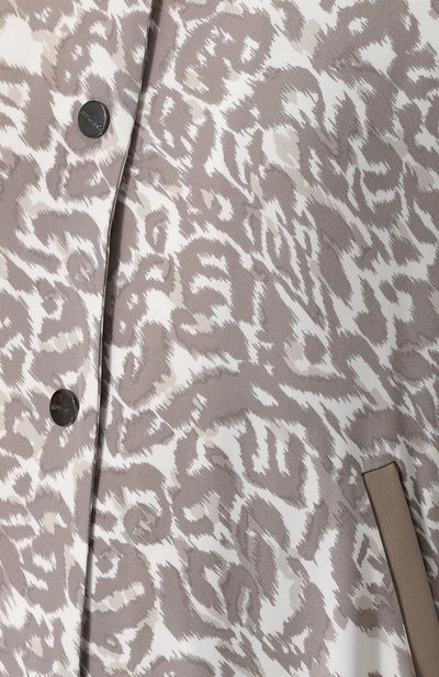 Шелковый жакет с воротником-стойкой и принтом MAX AND MOI, арт. E18PLAZZAPRINT, фото 5