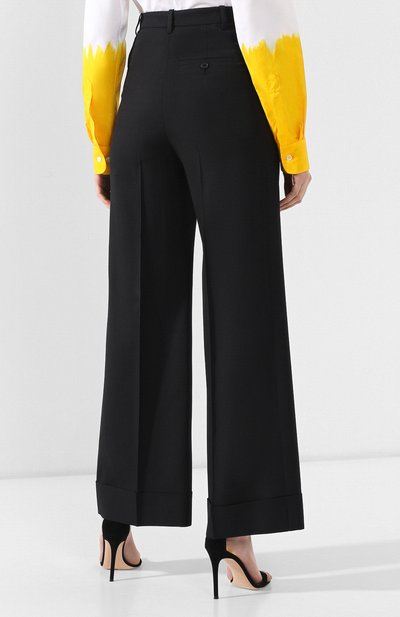 Шерстяные брюки MAISON MARGIELA серого цвета по цене 89950 руб., арт. S51KA0435/S49643, фото 4 Шерстяные брюки MAISON MARGIELA, арт. S51KA0435/S49643, фото 4
