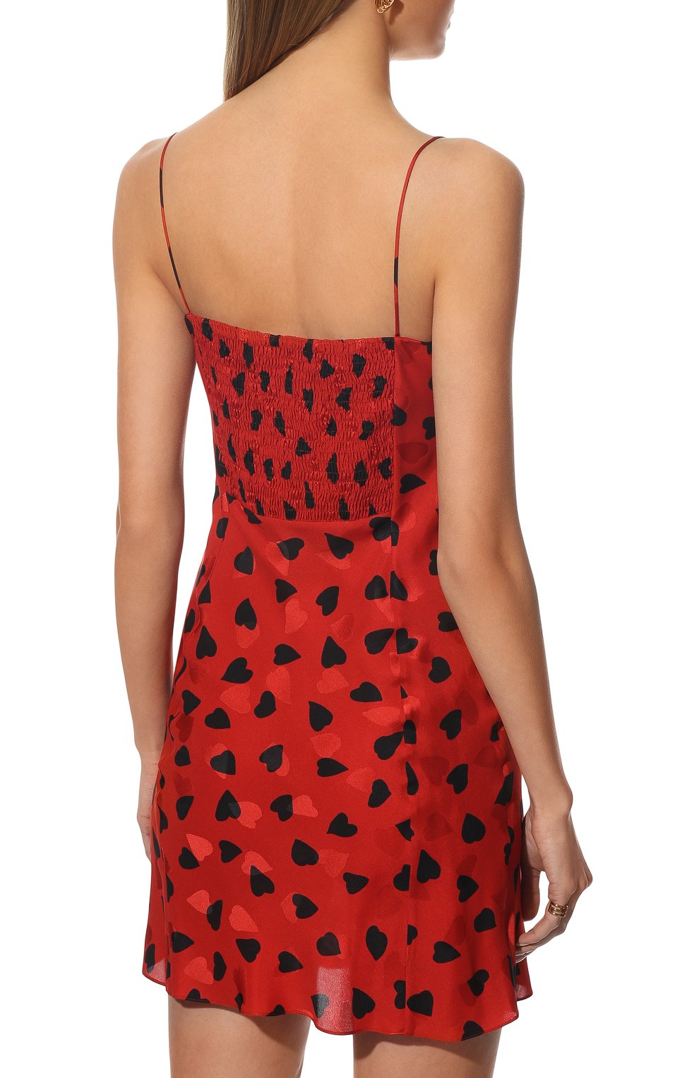 Шелковое платье SAINT LAURENT, арт. 666217/Y3E33, фото 4