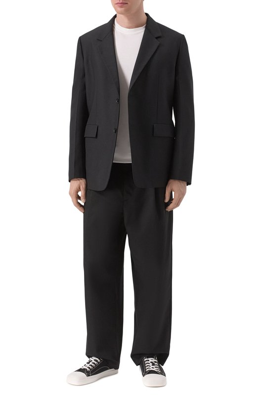 Шерстяной пиджак Jil Sander J23BN0010-J40189 Чёрный  J23BN0010-J40189 Фото 3