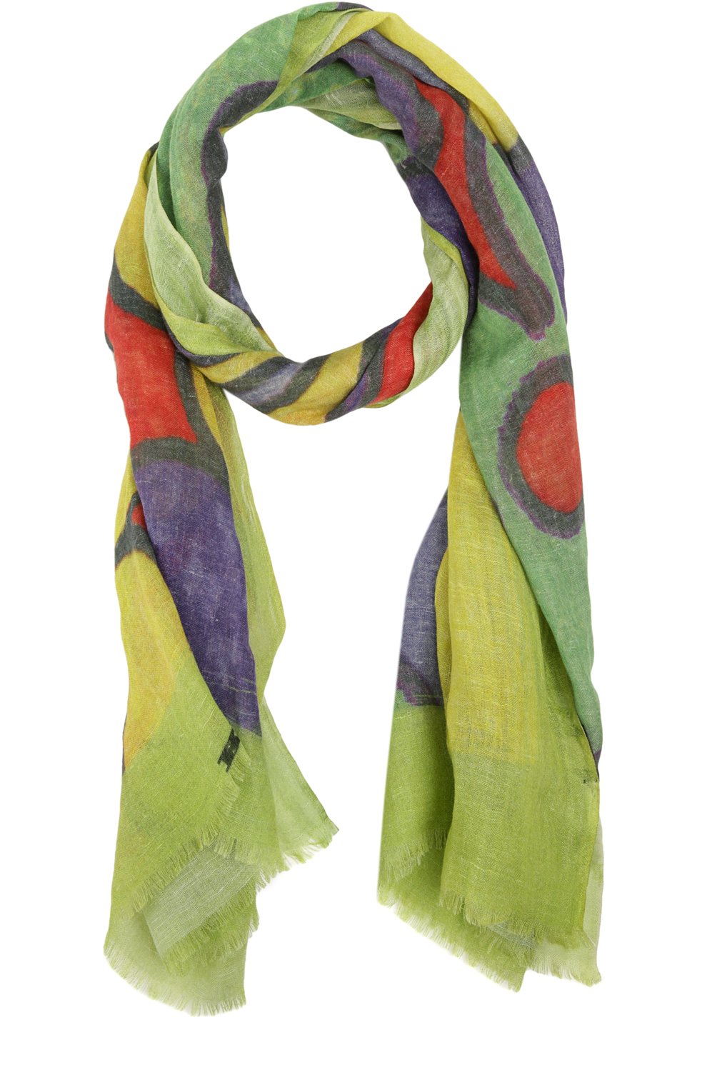 Шарф изо льна и кашемира KITON, арт. UFSCA/8L24, фото 1