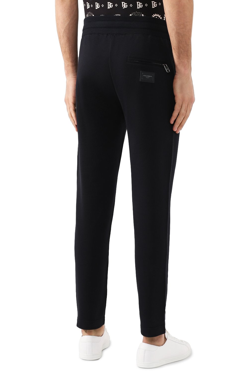 Хлопковые брюки DOLCE & GABBANA, арт. GYWEAT/FU7DU, фото 4
