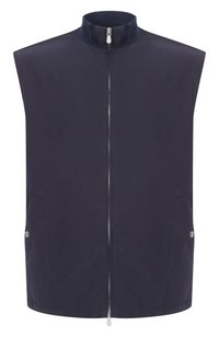 Комбинированный жилет Brunello Cucinelli