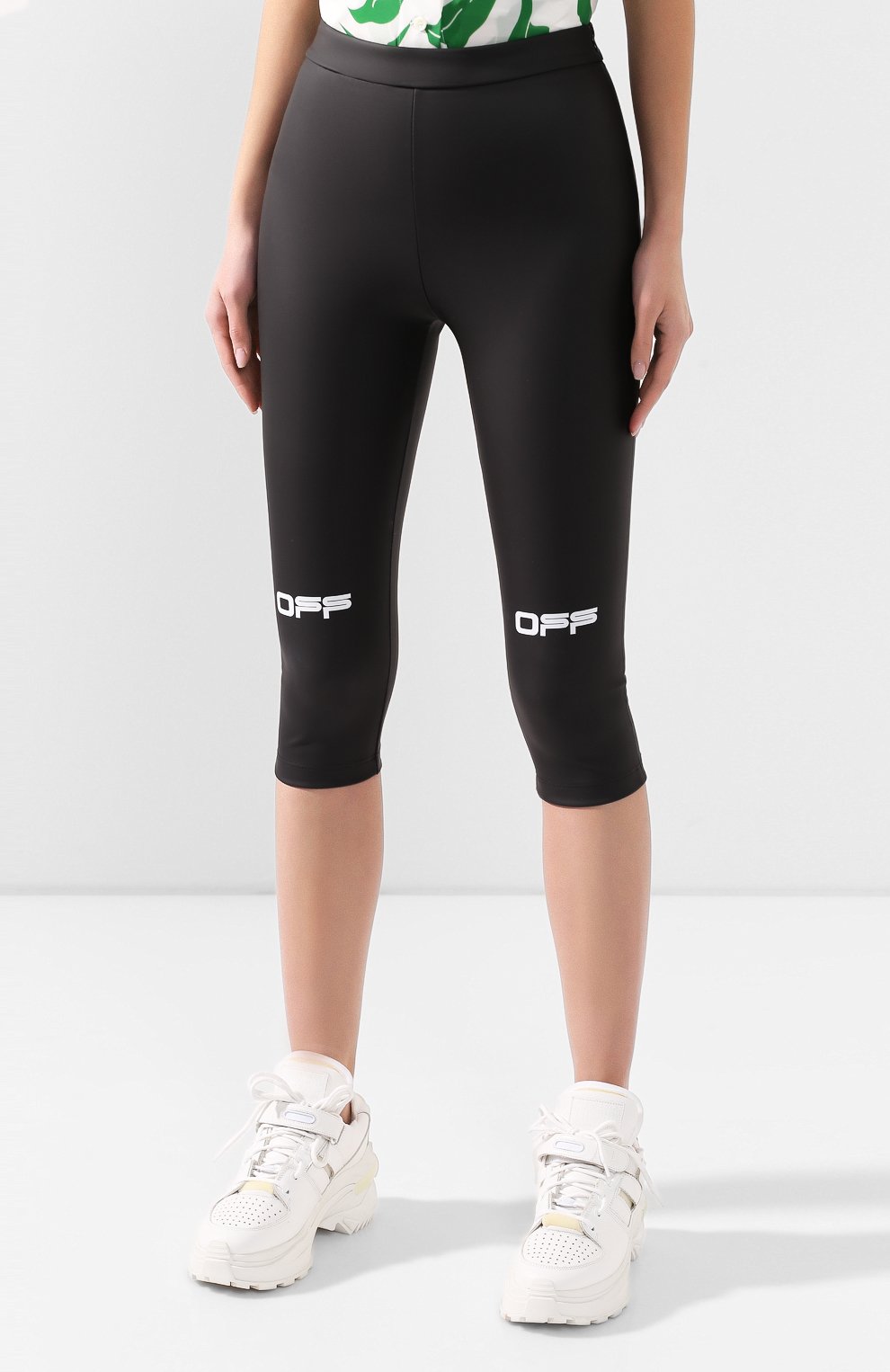 Легинсы OFF-WHITE черного цвета по цене 27200 руб., арт. 0WCA103R20H800871001, фото 3 Легинсы OFF-WHITE, арт. 0WCA103R20H800871001, фото 3