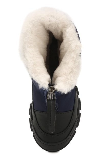 Утепленные ботинки GALLUCCI темно-синего цвета по цене 19850 руб., арт. J30070BM/TR S S G0M G0M/TNB, фото 4 Утепленные ботинки GALLUCCI, арт. J30070BM/TR S S G0M G0M/TNB, фото 4