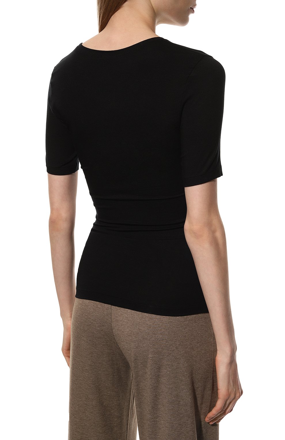 Футболка ZIMMERLI черного цвета по цене 10900 руб., арт. 700-3450, фото 4 Футболка ZIMMERLI, арт. 700-3450, фото 4