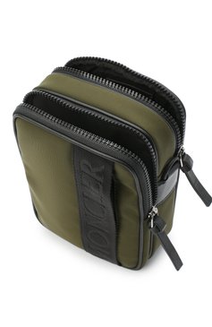 Мужская текстильная сумка MONCLER хаки цвета, арт. F2-09A-5L700-00-02SL1 | Фото 4 (Материал: Текстиль; Ремень/цепочка: На ремешке; Размер: mini)