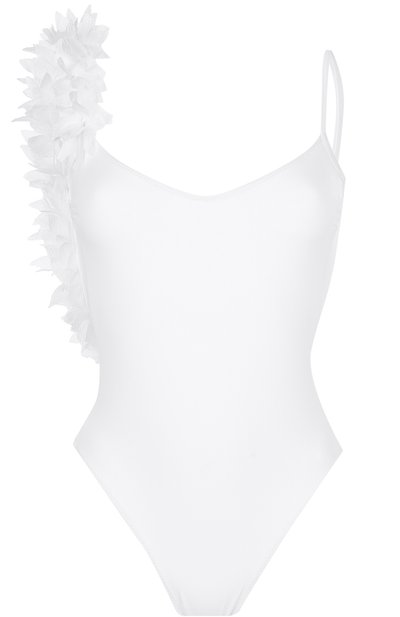 Слитный купальник с открытой спиной и цветочной отделкой LA REVECHE, арт. ASSUWH, фото 1