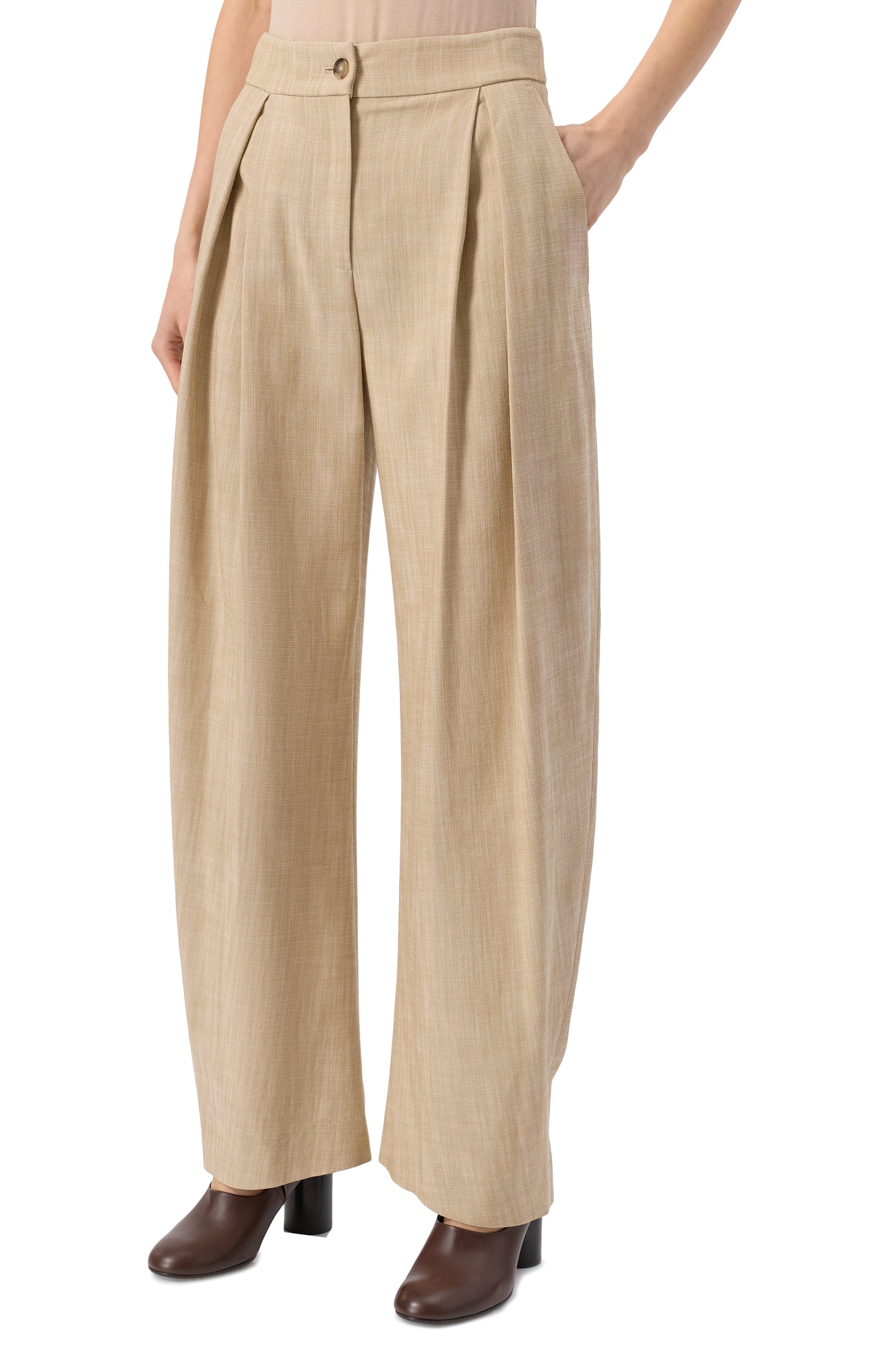 Брюки из вискозы PINKO, арт. 104781/A2EJ, фото 3