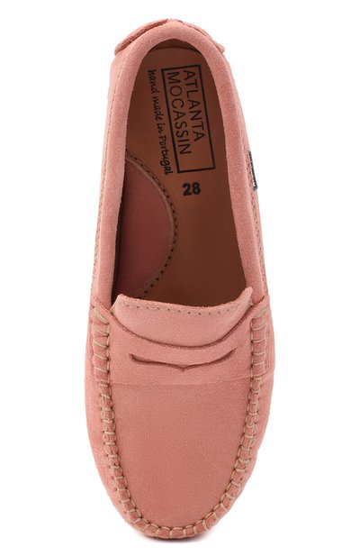 Замшевые мокасины ATLANTA MOCASSIN розового цвета по цене 7755 руб., арт. 9AT1AC032GCSBJ/28-34, фото 4 Замшевые мокасины ATLANTA MOCASSIN, арт. 9AT1AC032GCSBJ/28-34, фото 4