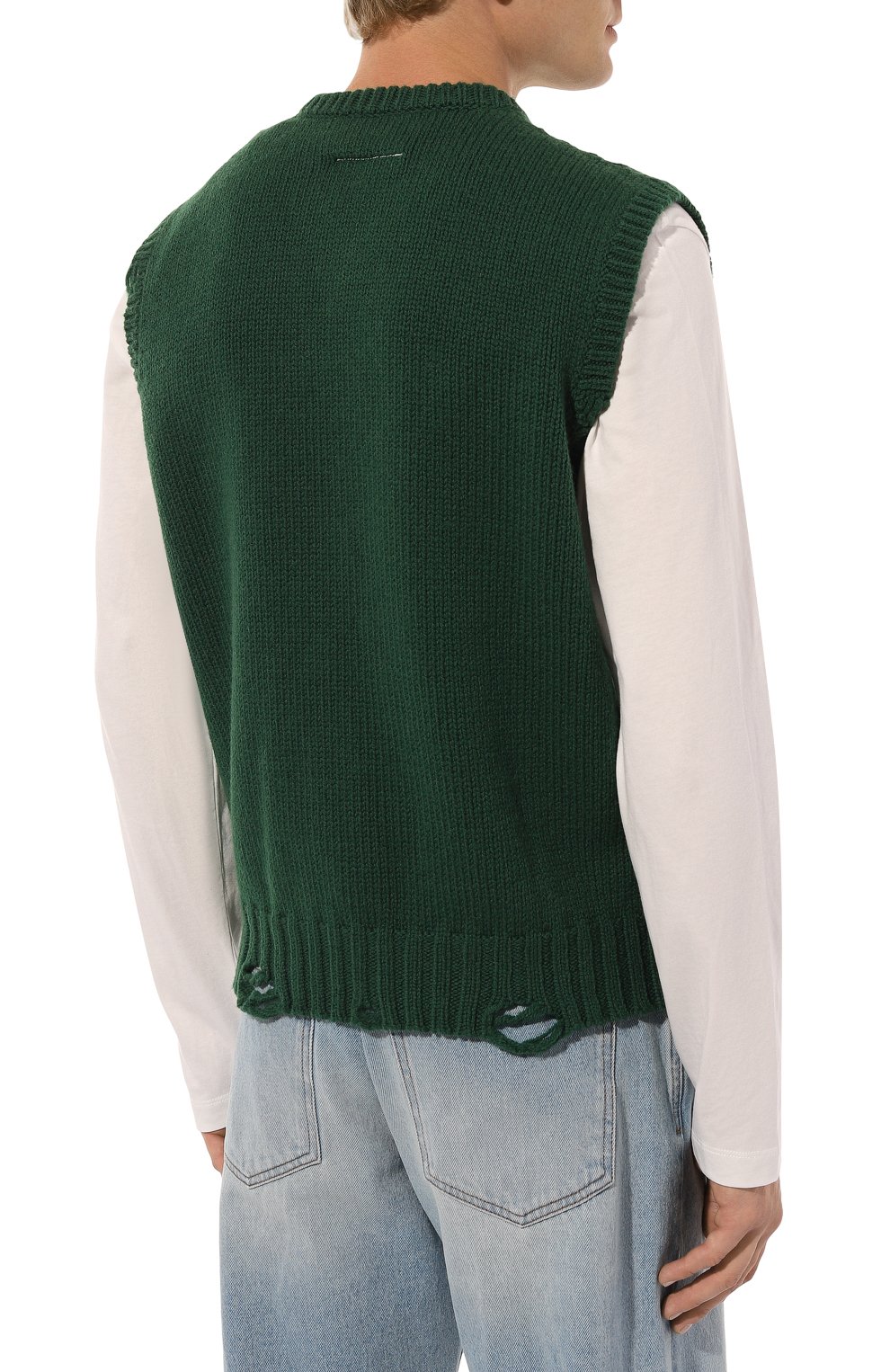 Шерстяной жилет MM6, арт. SH2FB0007/M13074, фото 4