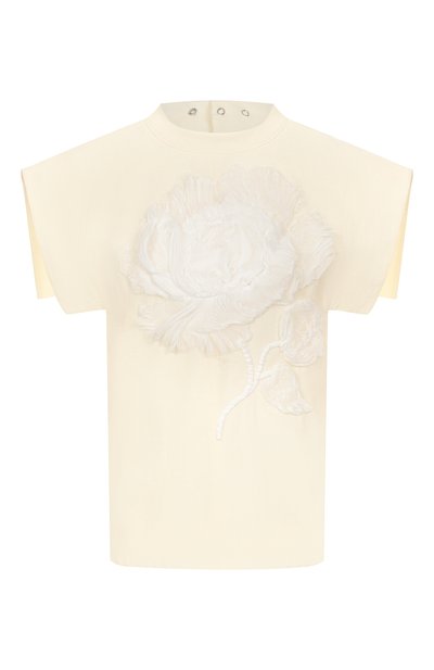 Женский топ из вискозы и шелка JIL SANDER, арт. J03NC0305/J65005