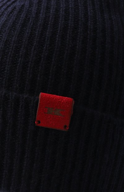 Кашемировая шапка KITON темно-синего цвета по цене 46950 руб., арт. UCPL003K0239L, фото 3 Кашемировая шапка KITON, арт. UCPL003K0239L, фото 3