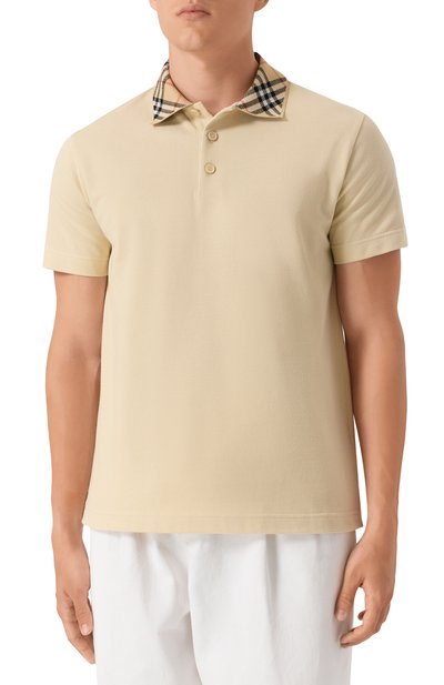 Хлопковое поло BURBERRY, арт. 8103864, фото 3