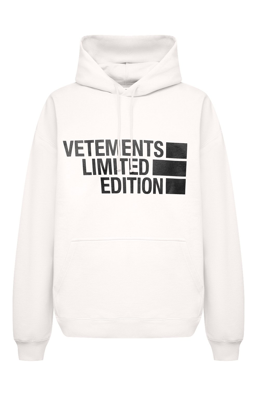 Мужской хлопковое худи VETEMENTS белого цвета, арт. UE51TR820W 1604/M | Фото 1 (Рукава: Длинные; Длина (для топов): Стандартные; Стили: Гранж; Принт: С принтом; Региональные ограничения белый список (Axapta Mercury): RU; Мужское Кросс-КТ: Худи-одежда; Материал сплава: Проставлено; Материал внешний: Хлопок; Драгоценные камни: Проставлено)