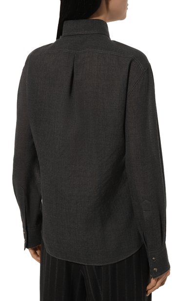 Шерстяная рубашка BRUNELLO CUCINELLI, арт. MP920MJ986, фото 4