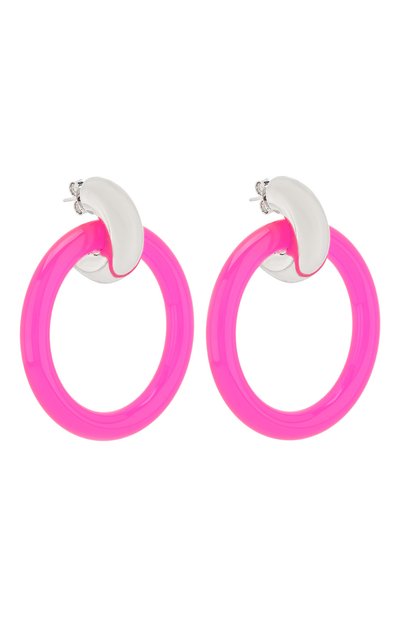 Серьги с подвесками в виде колец BALENCIAGA, арт. 520707/TZ08S, фото 3