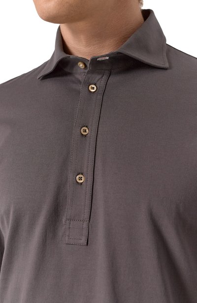 Хлопковое поло BRUNELLO CUCINELLI, арт. M0B133914, фото 5