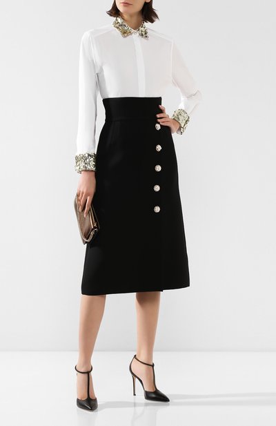 Хлопковая рубашка DOLCE & GABBANA, арт. F5L31T/FUEAJ, фото 2