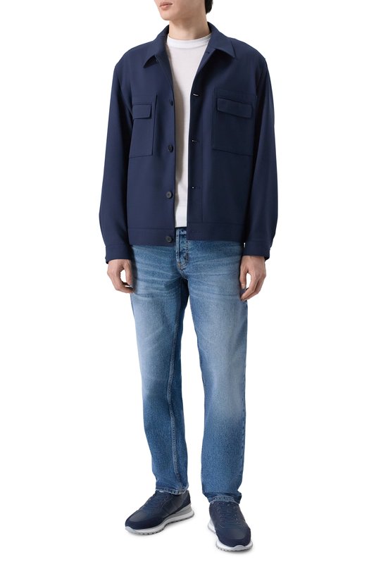 Кожаные кроссовки Newport Bogner 12621405 Синий  12621405 Фото 2