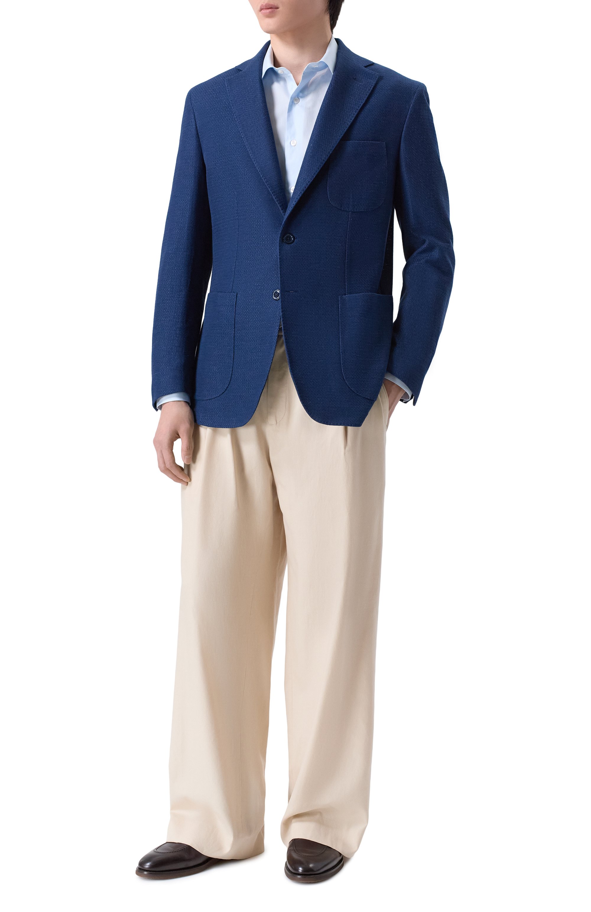 Брюки из хлопка и шелка MVST, арт. 25E/X1P/0/B011/0207, фото 2