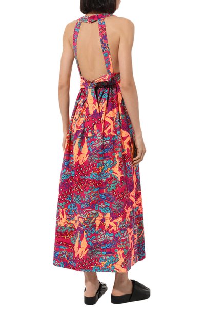 Хлопковое платье SEE BY CHLOÉ разноцветного цвета по цене 68050 руб., арт. CHS23UR011/028, фото 4 Хлопковое платье SEE BY CHLOÉ, арт. CHS23UR011/028, фото 4