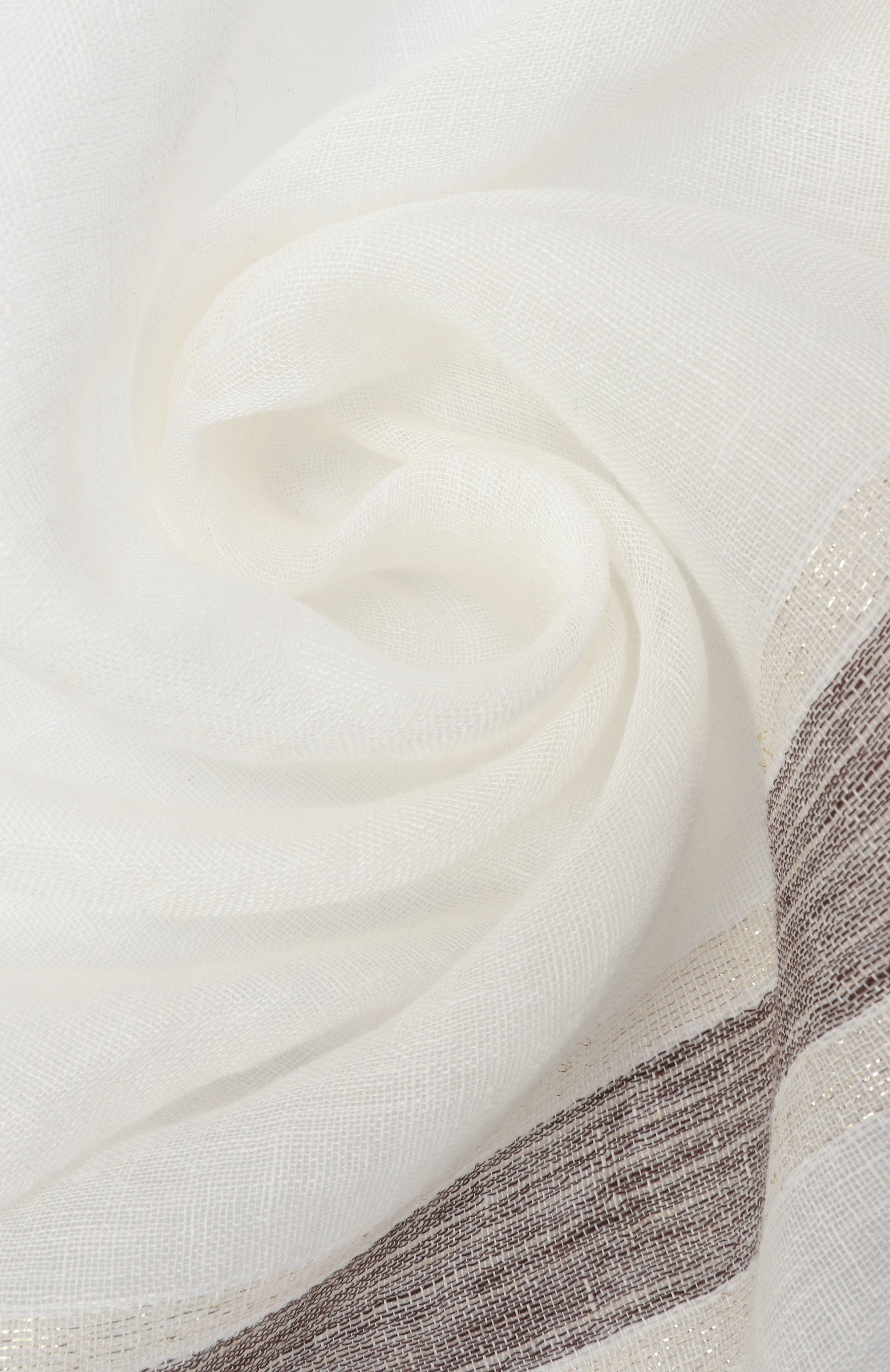 Льняной шарф LORENA ANTONIAZZI, арт. R25275SP08A/9999, фото 3