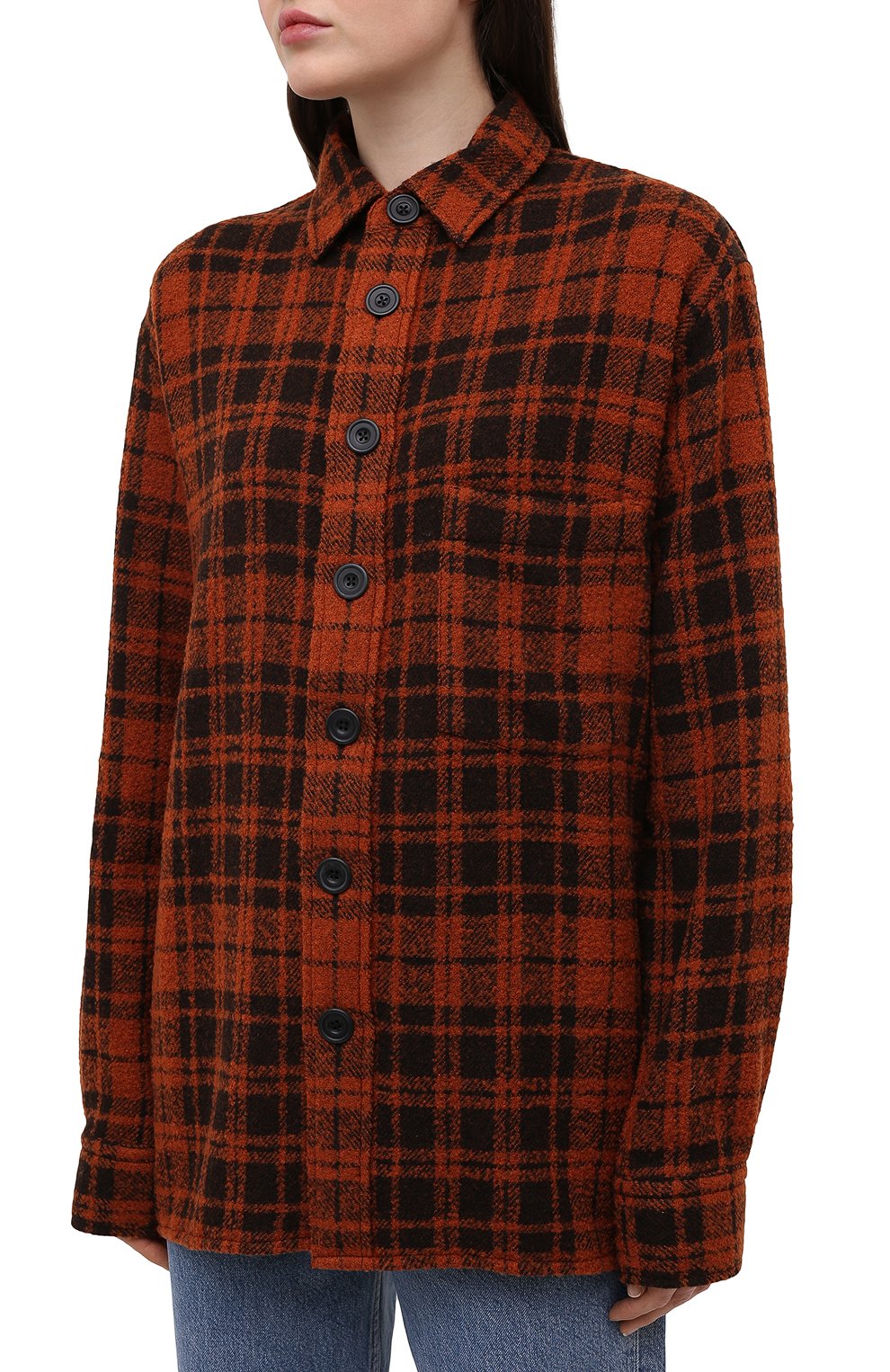 Рубашка из шерсти и кашемира DESTIN, арт. D5W0MAT/W0RKER GRANT FLEECY, фото 3